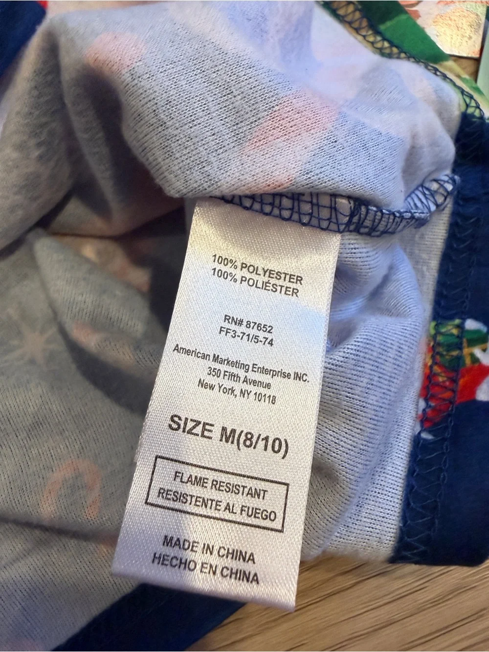 Kids Christmas Pajama Set Size 8-10